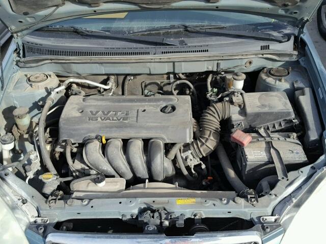 1NXBR32E75Z423081 - 2005 TOYOTA COROLLA CE BLUE photo 7