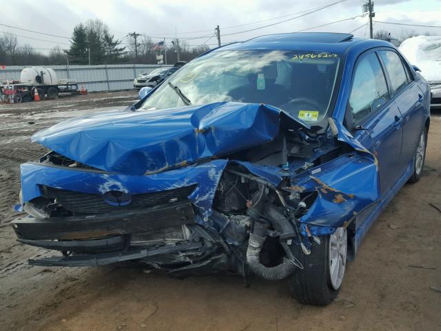 1NXBU40E59Z144161 - 2009 TOYOTA COROLLA BA BLUE photo 2