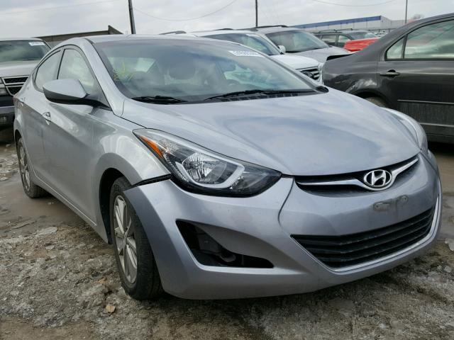 5NPDH4AE1FH575957 - 2015 HYUNDAI ELANTRA SE SILVER photo 1