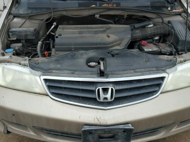 5FNRL18504B026867 - 2004 HONDA ODYSSEY LX GOLD photo 7