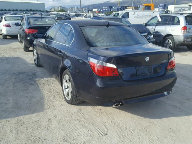 WBANA53595B864772 - 2005 BMW 525 I BLUE photo 3