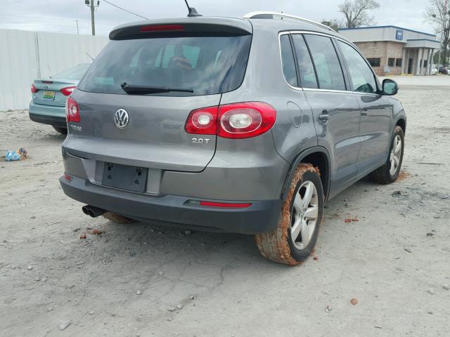 WVGAV7AX0AW513382 - 2010 VOLKSWAGEN TIGUAN S GRAY photo 4