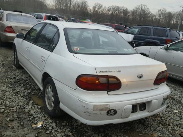 1G1NE52M5XY125858 - 1999 CHEVROLET MALIBU LS 白色 照片 3