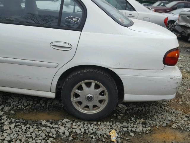 1G1NE52M5XY125858 - 1999 CHEVROLET MALIBU LS WHITE photo 9