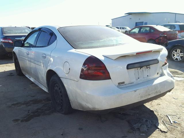 2G2WP522341126157 - 2004 PONTIAC GRAND PRIX WHITE photo 3