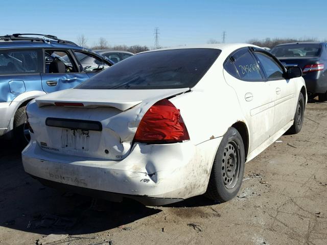 2G2WP522341126157 - 2004 PONTIAC GRAND PRIX WHITE photo 4