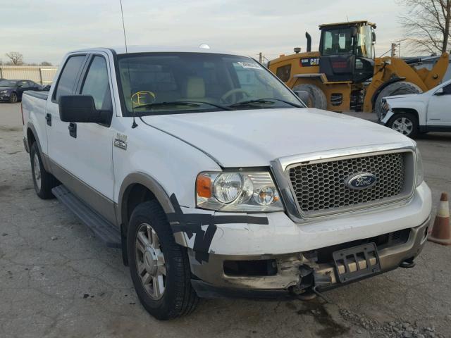 1FTPW12574KB44599 - 2004 FORD F150 SUPER WHITE photo 1