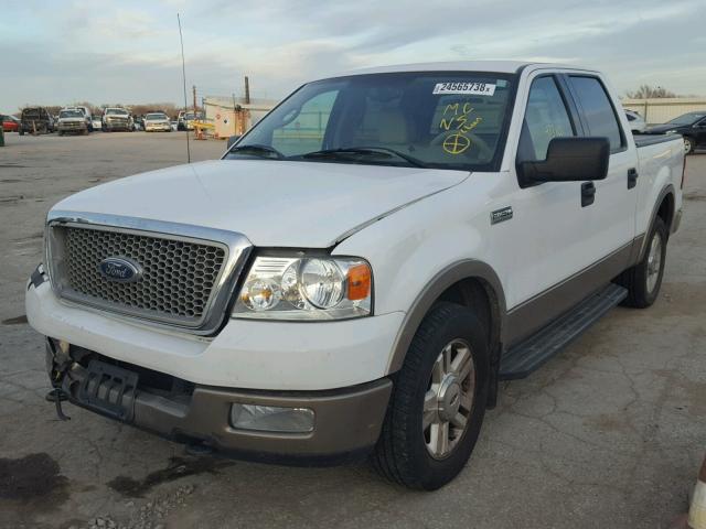 1FTPW12574KB44599 - 2004 FORD F150 SUPER WHITE photo 2