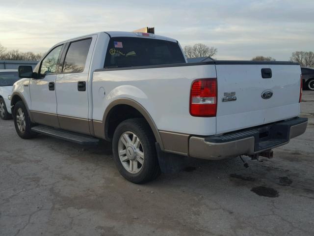 1FTPW12574KB44599 - 2004 FORD F150 SUPER WHITE photo 3