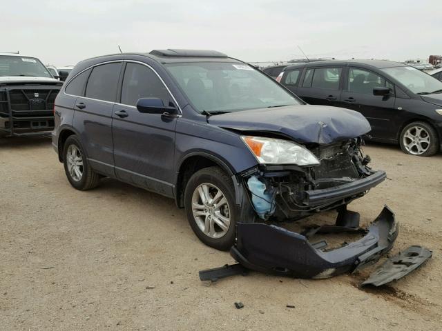 5J6RE3H79AL050479 - 2010 HONDA CR-V EXL BLUE photo 1