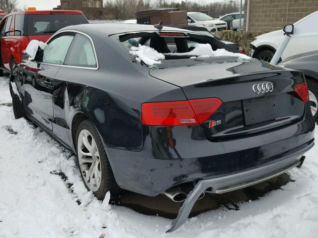 WAUVGAFR3DA006403 - 2013 AUDI S5 PRESTIG BLACK photo 3