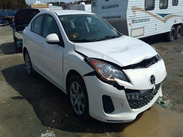 JM1BL1UF7D1772953 - 2013 MAZDA 3 WHITE photo 1