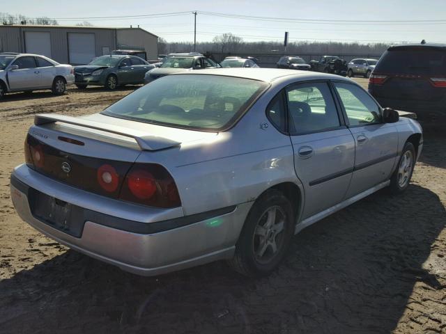 2G1WH52K939245977 - 2003 CHEVROLET IMPALA LS SILVER photo 4