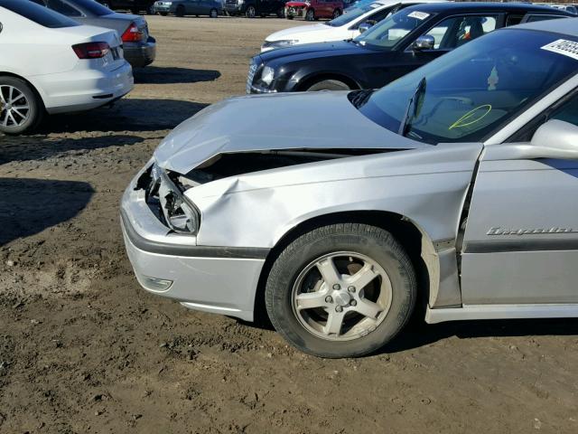 2G1WH52K939245977 - 2003 CHEVROLET IMPALA LS SILVER photo 9