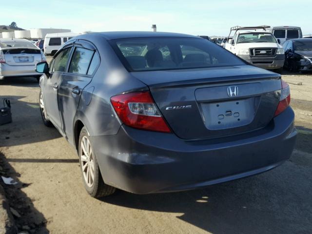 2HGFB2F85CH574530 - 2012 HONDA CIVIC EX გრაფიტი ფოტო 3