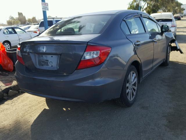 2HGFB2F85CH574530 - 2012 HONDA CIVIC EX გრაფიტი ფოტო 4