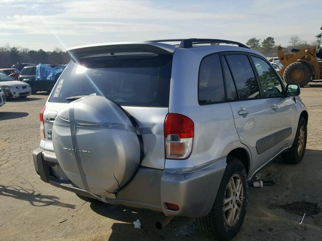 JTEGH20VX10023460 - 2001 TOYOTA RAV4 SILVER photo 4