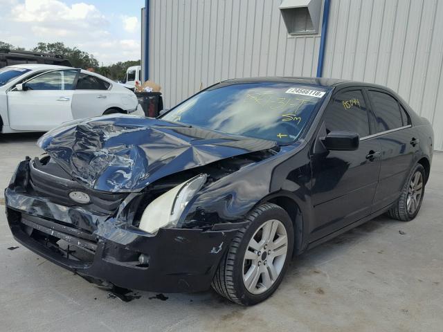 3FAFP08Z66R174372 - 2006 FORD FUSION SEL BLACK photo 2