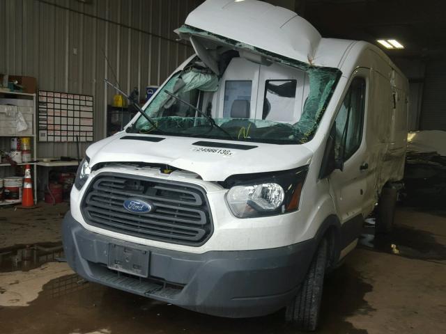 1FTYR2CM7GKA06539 - 2016 FORD TRANSIT T- WHITE photo 2