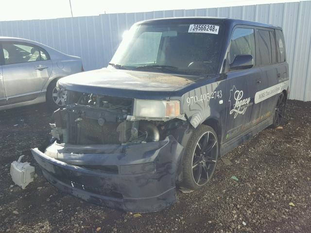JTLKT324940167310 - 2004 TOYOTA SCION XB ლურჯი ფოტო 2