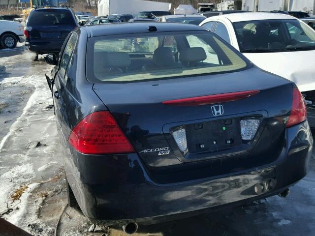 1HGCM66896A027350 - 2006 HONDA ACCORD EX BLACK photo 3