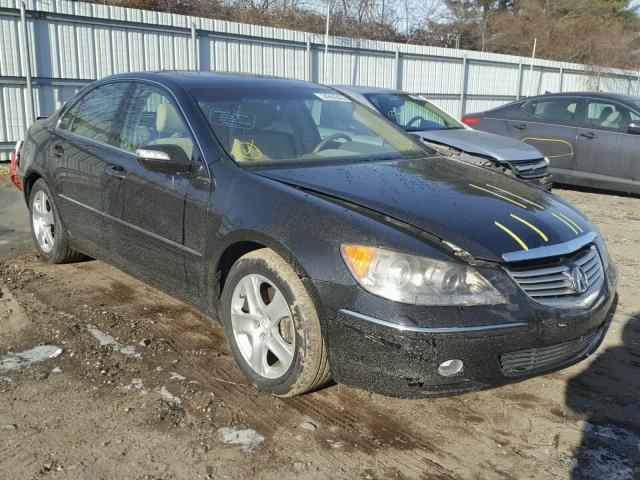 JH4KB165X5C011572 - 2005 ACURA RL შავი ფოტო 1