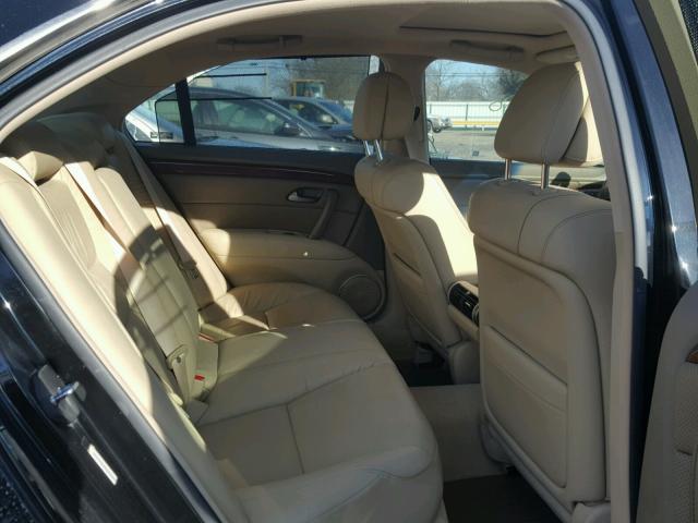 JH4KB165X5C011572 - 2005 ACURA RL შავი ფოტო 6