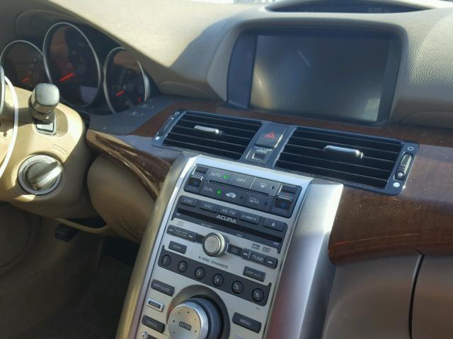 JH4KB165X5C011572 - 2005 ACURA RL შავი ფოტო 9