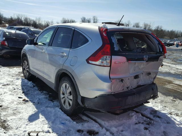 2HKRM4H56CH630261 - 2012 HONDA CR-V EX SILVER photo 3