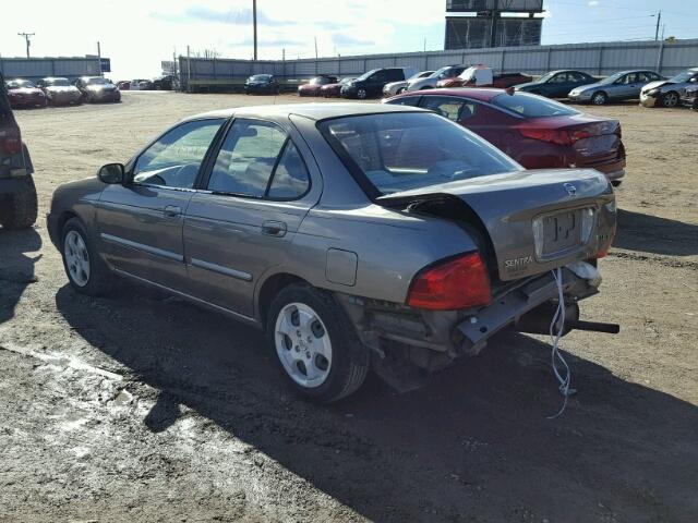 3N1CB51D05L450279 - 2005 NISSAN SENTRA 1.8 TAN photo 3