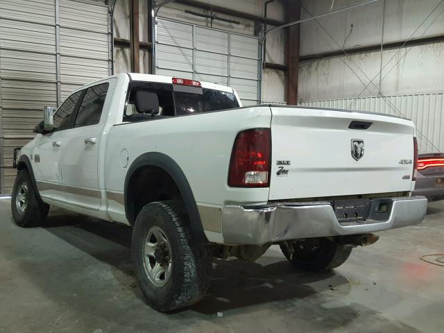 3D7UT2CL7BG623873 - 2011 DODGE RAM 2500 WHITE photo 3