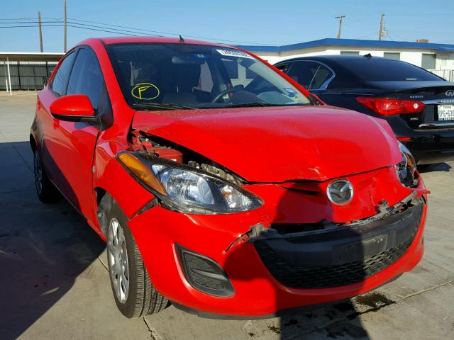 JM1DE1HY1B0127314 - 2011 MAZDA MAZDA2 RED photo 1