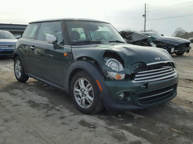 WMWSU3C54CT264652 - 2012 MINI COOPER GREEN photo 1