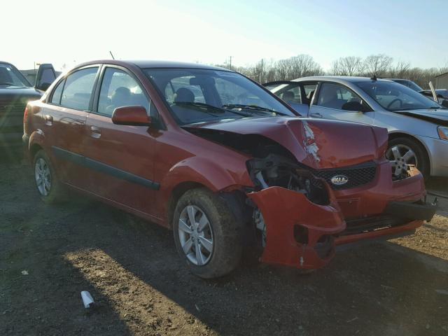 KNADE223296518978 - 2009 KIA RIO BASE RED photo 1