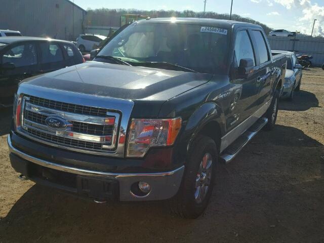 1FTFW1ET5EKF88846 - 2014 FORD F150 SUPER BLACK photo 2