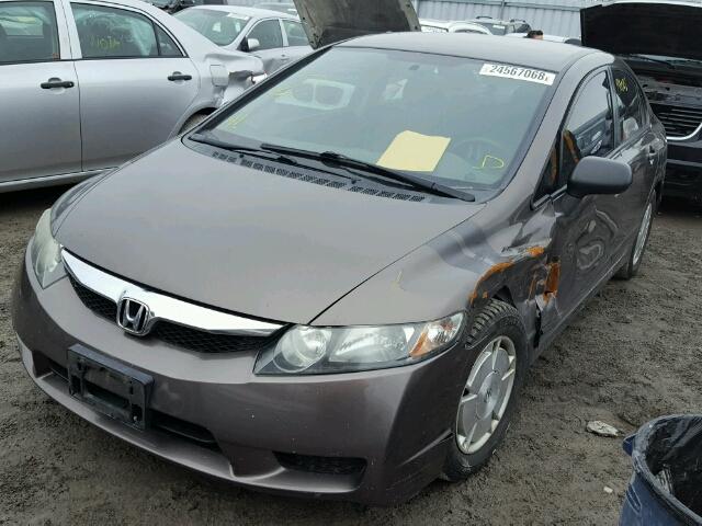 2HGFA1E4XAH030632 - 2010 HONDA CIVIC DX-G BROWN photo 2