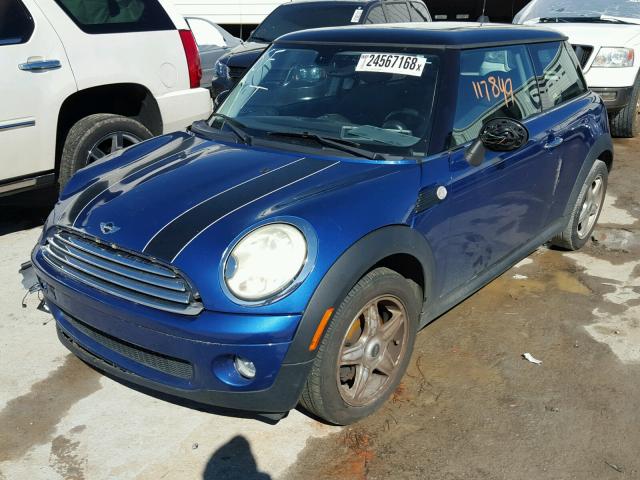 WMWMF33507TU63741 - 2007 MINI COOPER BLUE photo 2