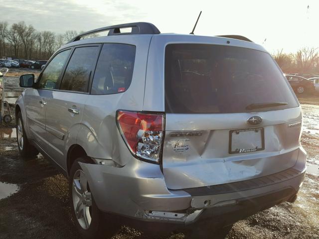 JF2SH6DC8AH732020 - 2010 SUBARU FORESTER 2 SILVER photo 3