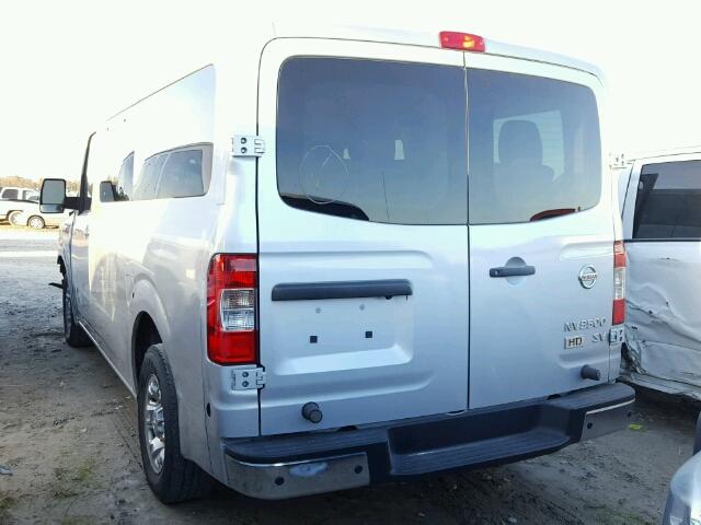 5BZBF0AA1FN850021 - 2015 NISSAN NV 3500 SILVER photo 3