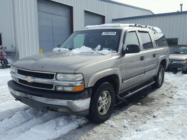 3GNFK16T91G210094 - 2001 CHEVROLET SUBURBAN K SILVER photo 2