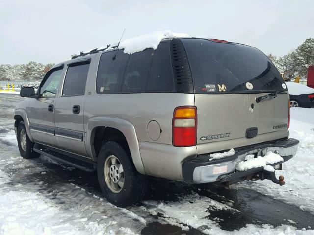 3GNFK16T91G210094 - 2001 CHEVROLET SUBURBAN K SILVER photo 3