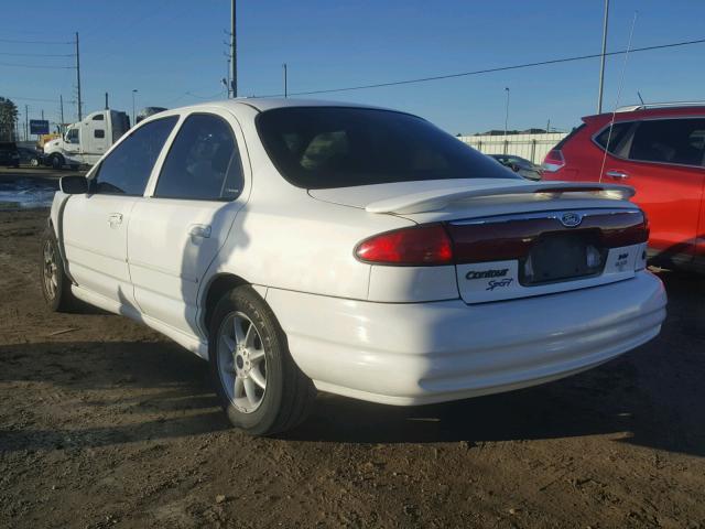 1FAFP66L8XK230075 - 1999 FORD CONTOUR SE WHITE photo 3