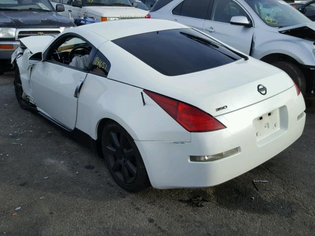 JN1AZ34E54T061613 - 2004 NISSAN 350Z COUPE WHITE photo 3