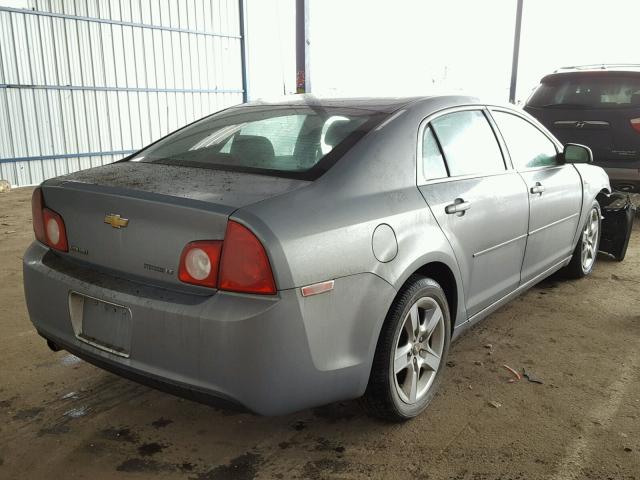 1G1ZH57B984253531 - 2008 CHEVROLET MALIBU 1LT GRAY photo 4