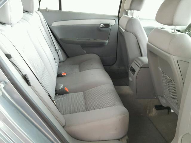 1G1ZH57B984253531 - 2008 CHEVROLET MALIBU 1LT GRAY photo 6