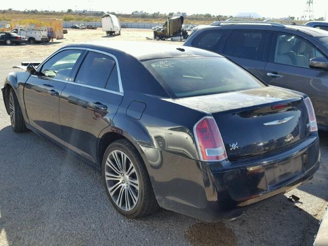 2C3CCABG9DH727065 - 2013 CHRYSLER 300 V6 BLACK photo 3