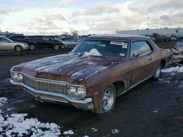 164370C191078 - 1970 CHEVROLET IMPALA BROWN photo 2