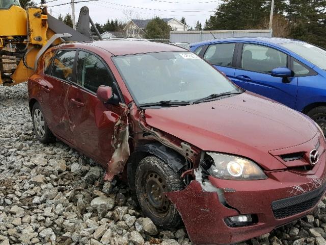 JM1BK34FX91239355 - 2009 MAZDA 3 I RED photo 9