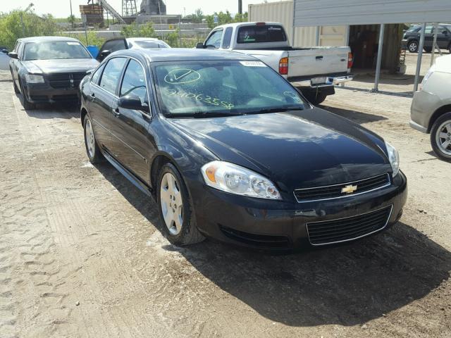 2G1WV58K281354304 - 2008 CHEVROLET IMPALA 50T BLACK photo 1