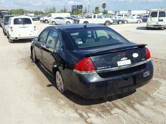 2G1WV58K281354304 - 2008 CHEVROLET IMPALA 50T BLACK photo 3